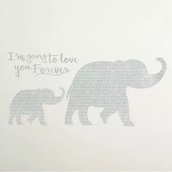 LEVTEX Malawi Elephants 5 piece Crib Bedding Set - Picture 7 of 8